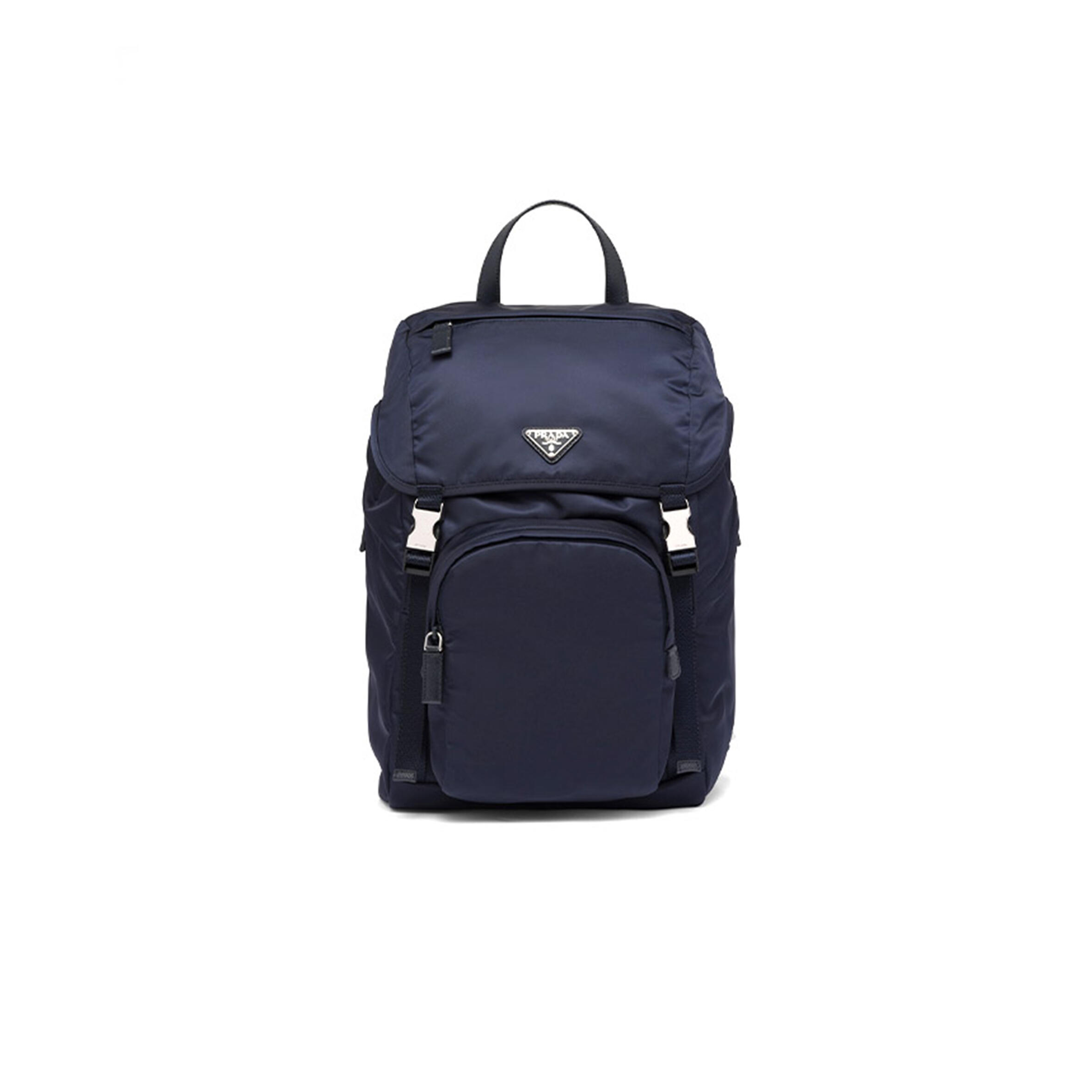 PRADA RE-NYLON AND SAFFIANO LEATHER BACKPACK 2VZ135 (45*27*17cm)
